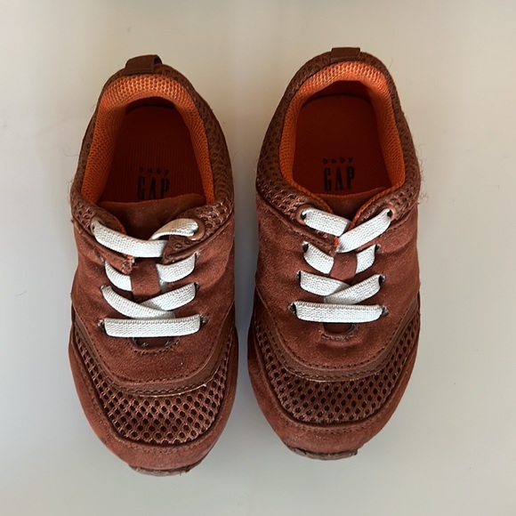 Baby Gap Pull-On Toddler Sneakers, Unisex, Rust, size 6 - Picture 4 of 6